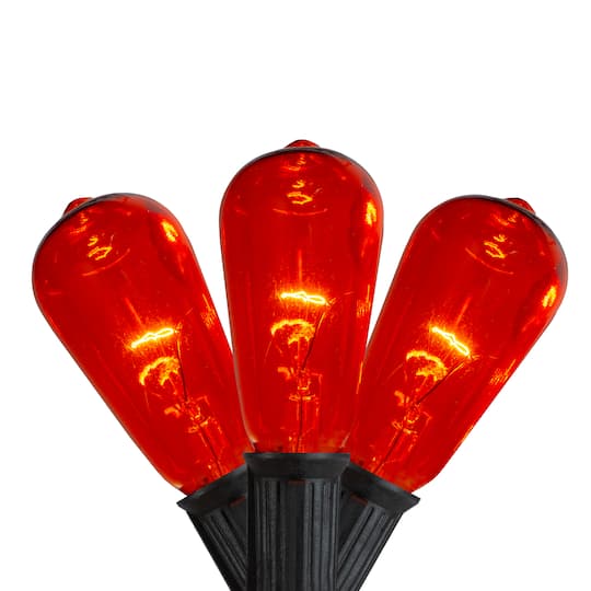 10ct. Orange Edison E17 Halloween Light Set